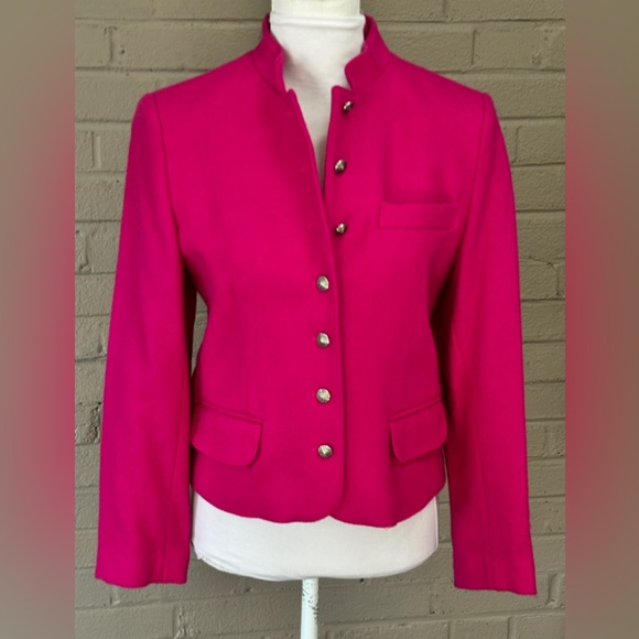 Vintage Magenta Wool blend jacket - Picture 6 of 14